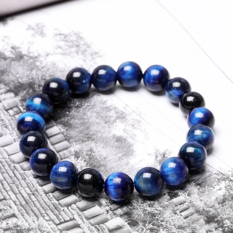 blue tiger eye bracelet beads