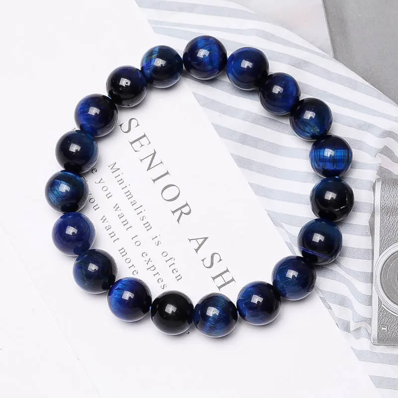 blue tiger eye bracelet beads