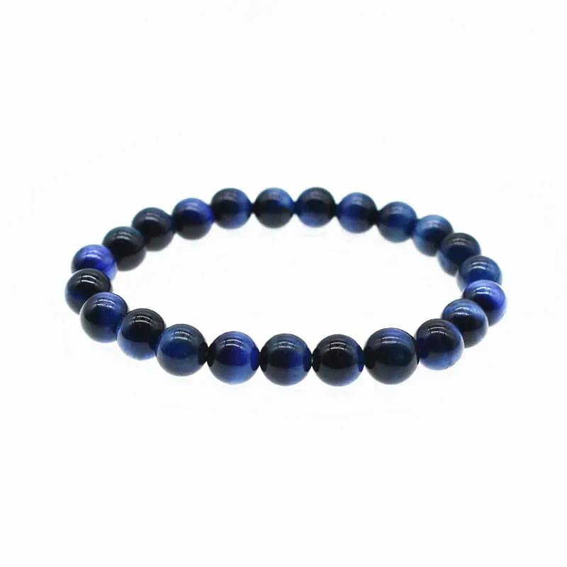 blue tiger eye bracelet beads