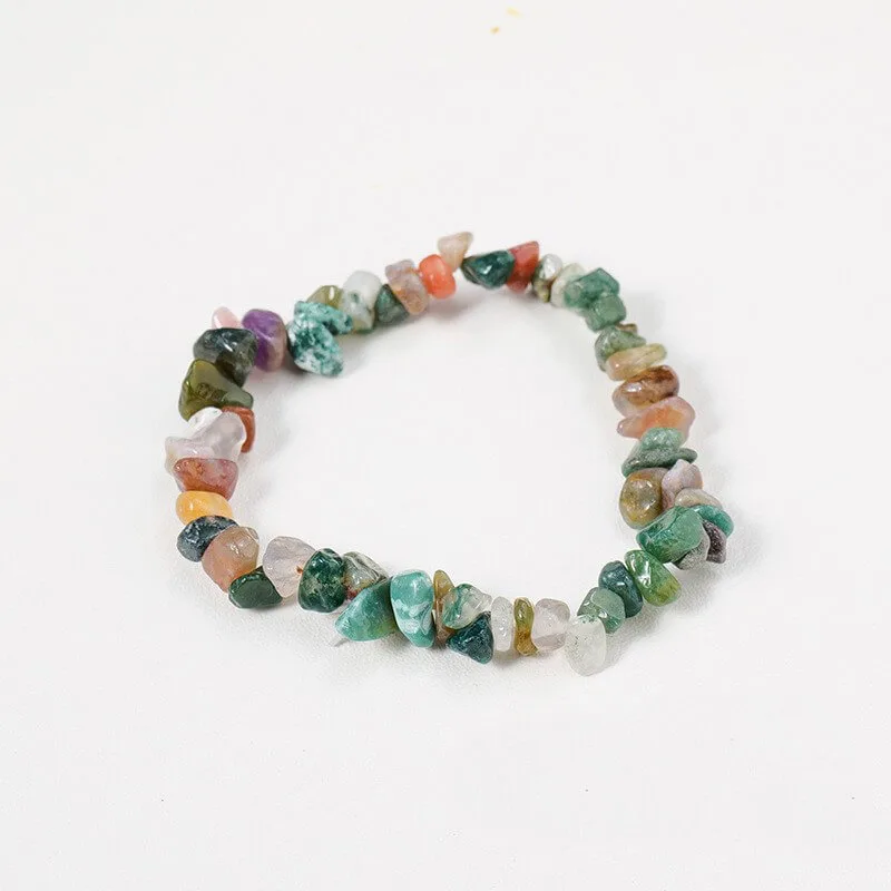 Raw Crystal Bracelet Chips Stones