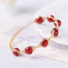 red agate beads bracelet