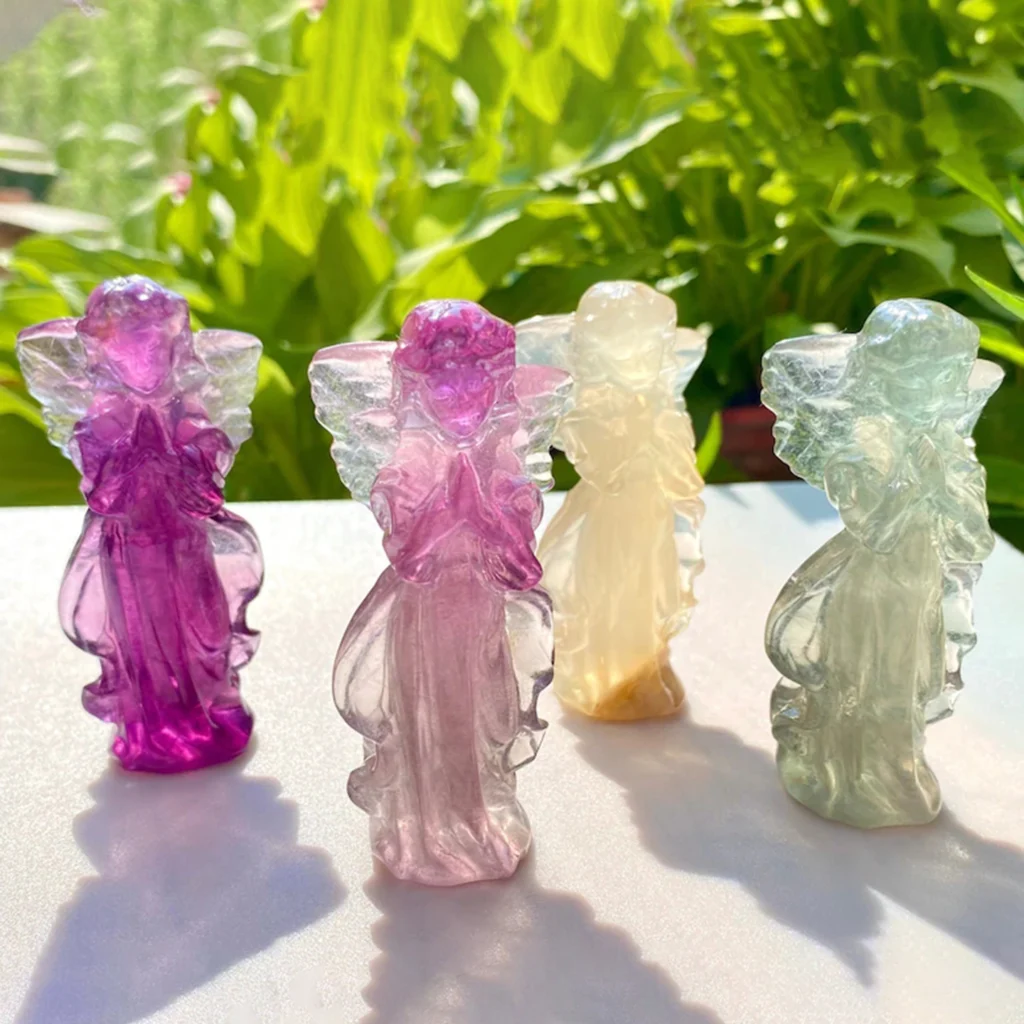 Angel Fluorite Crystal Craft Gift 1