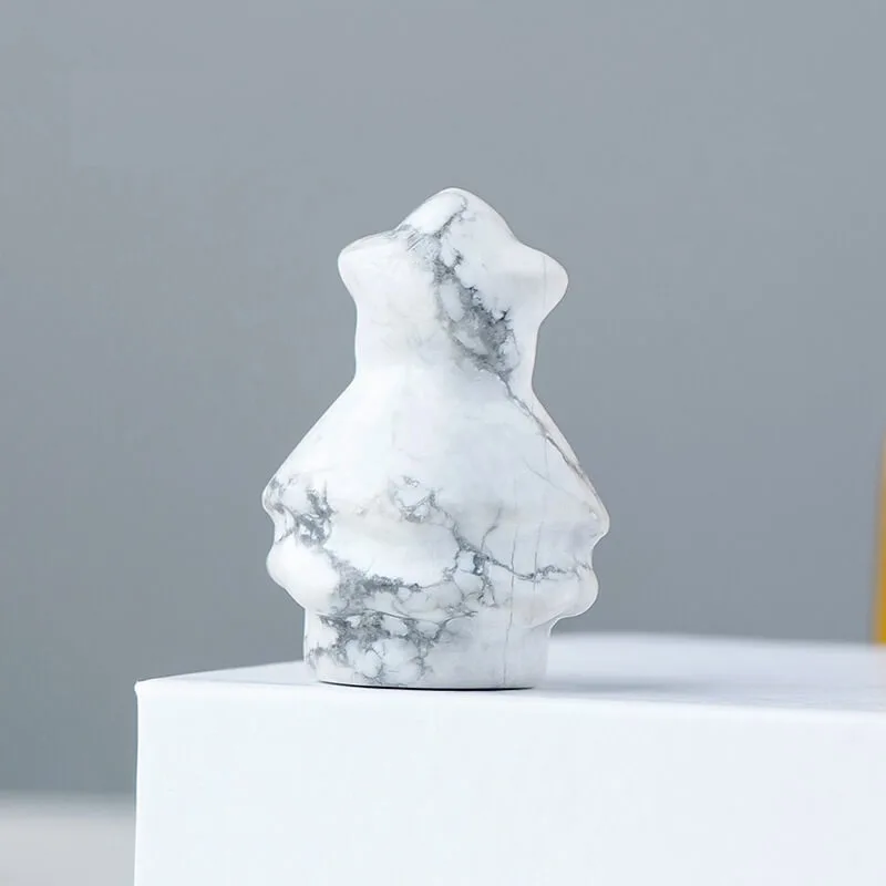Natural Mini Crystal Christmas Tree Carving - Imagen 5