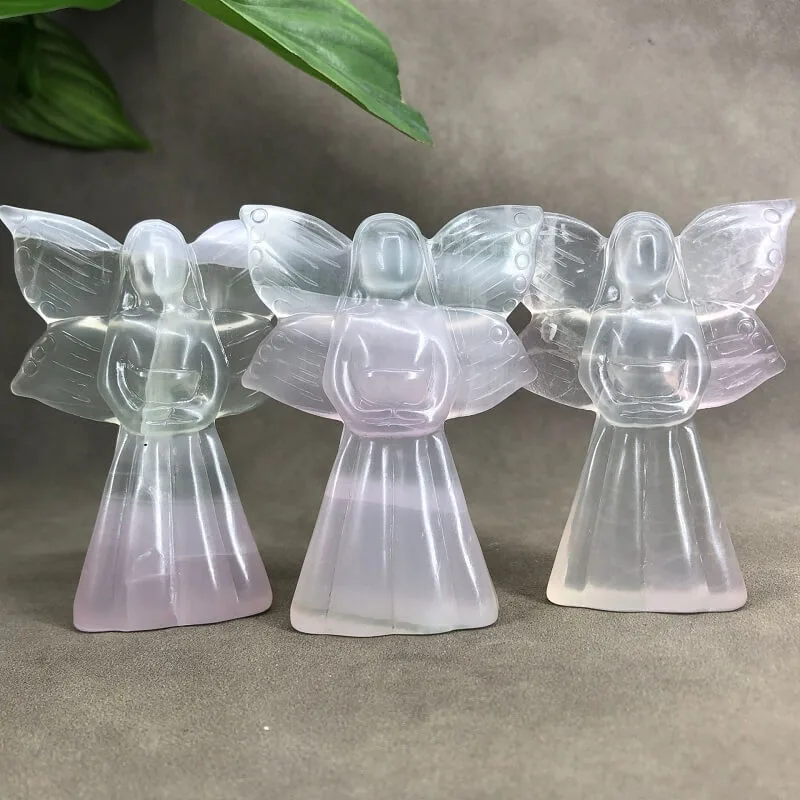 Angel Fluorite Crystal Craft Gift - Image 2