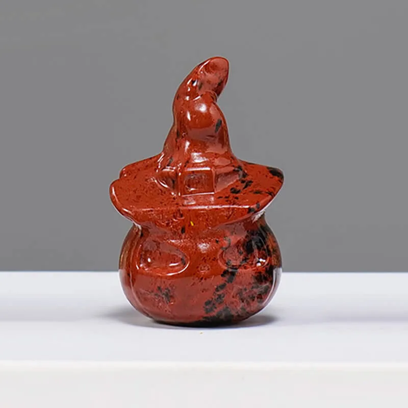 crystal carving halloween pumpkin