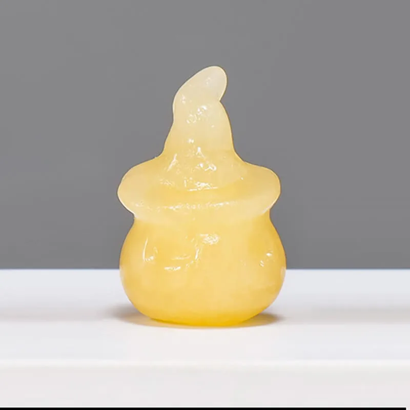crystal carving halloween pumpkin