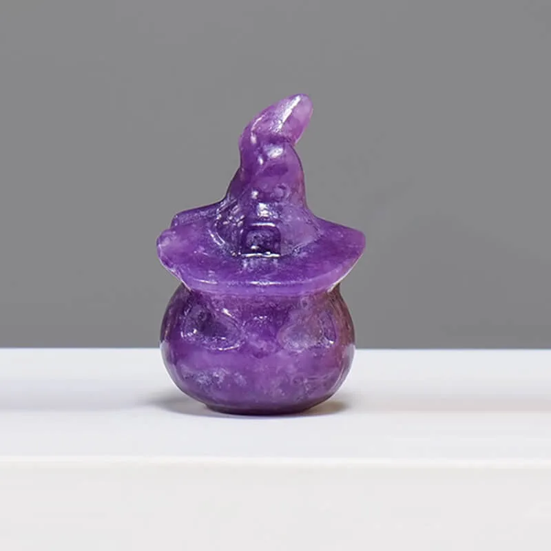 crystal carving halloween pumpkin
