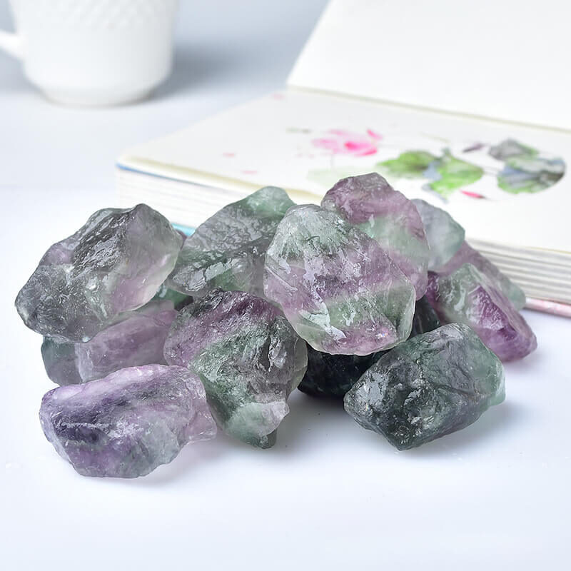 fluorite raw stones