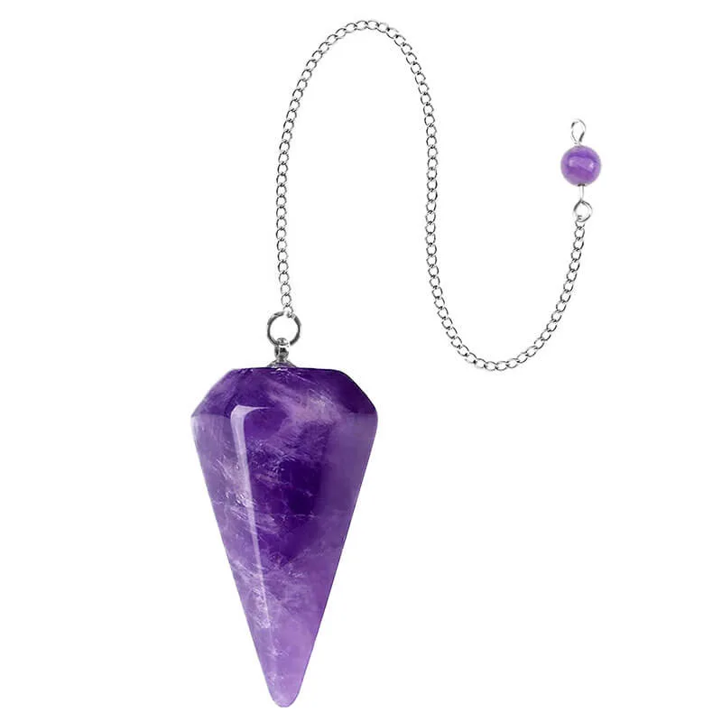 Alternatief beeld van Crystal Pendulums Stone Chakra Pendulum