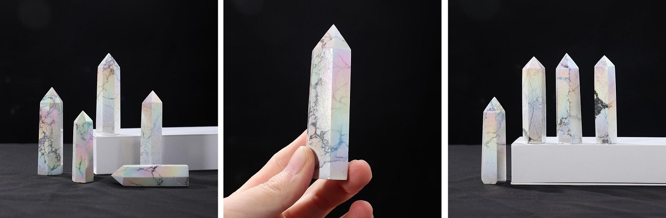 Howlite Crystal Wand 1 1