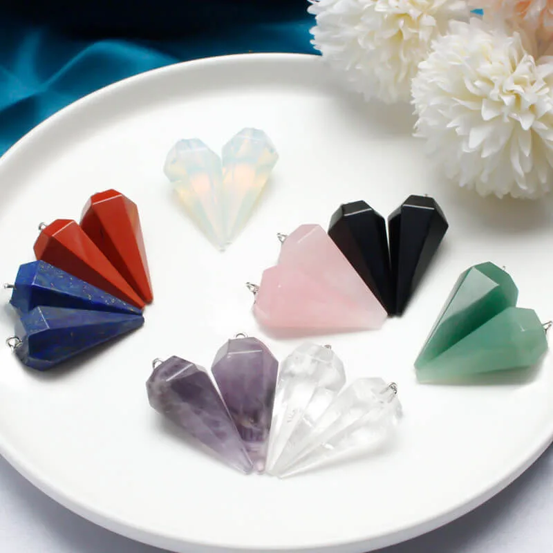 Crystal Pendulums Stone Chakra Pendulum