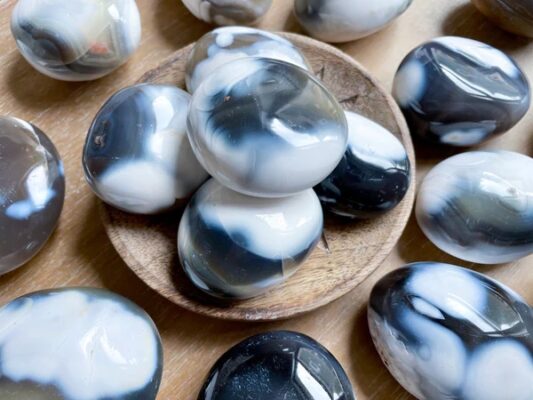 orca agate crystal stone