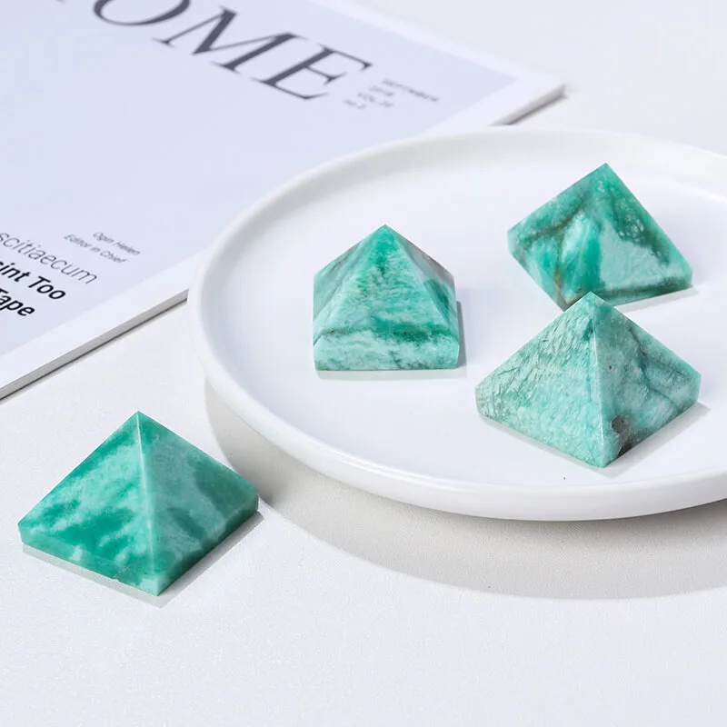 Amazonite Pyramid Wholesale Crystal Stones