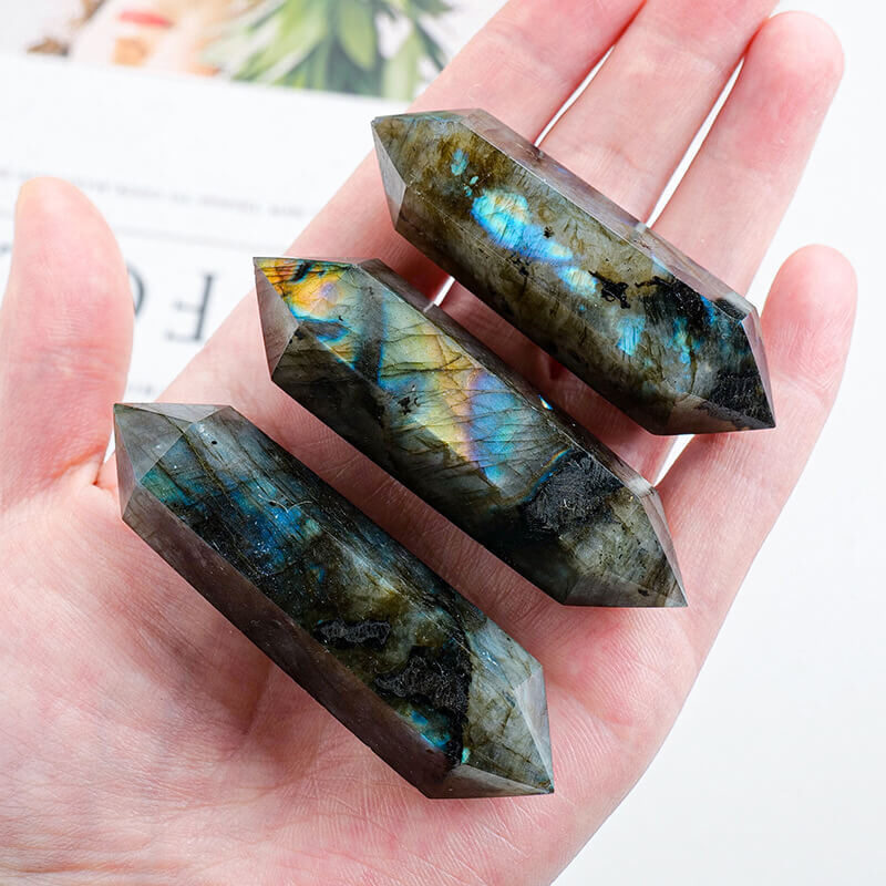 Double Point Labradorite Tower Crystal 2