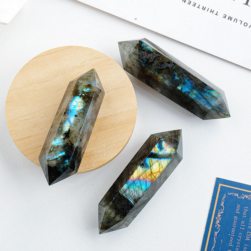 Double Point Labradorite Tower Crystal 4