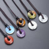 Peace Buckle Necklace Crystal Wholesale 3