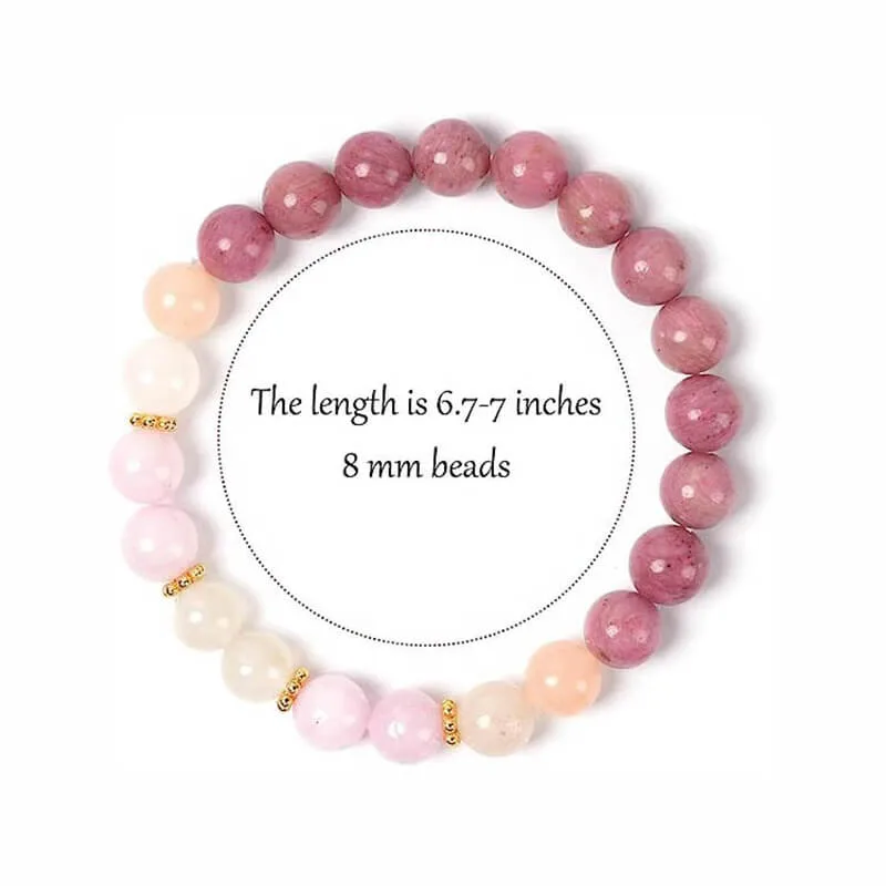 Pink Crystal Bracelet Bead Wholesale - Afbeelding 4