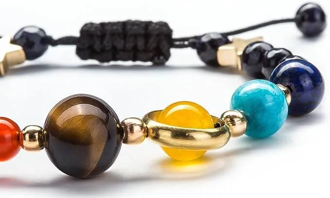 Solar System Bracelet Stone Beads Bracelet - Afbeelding 5