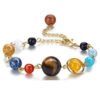 Solar System Bracelet Stone Beads Bracelet 7