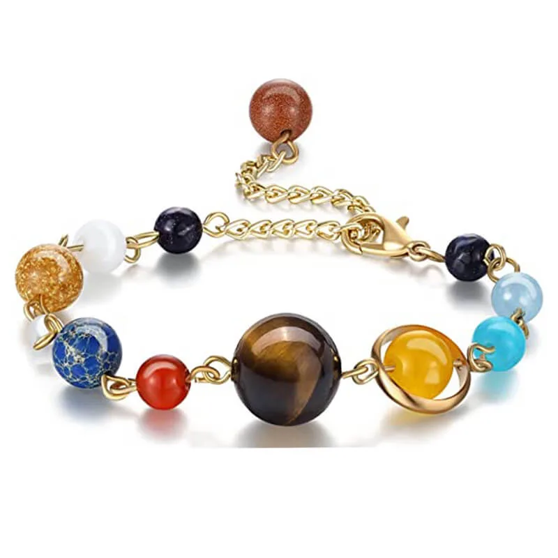 Solar System Bracelet Stone Beads Bracelet