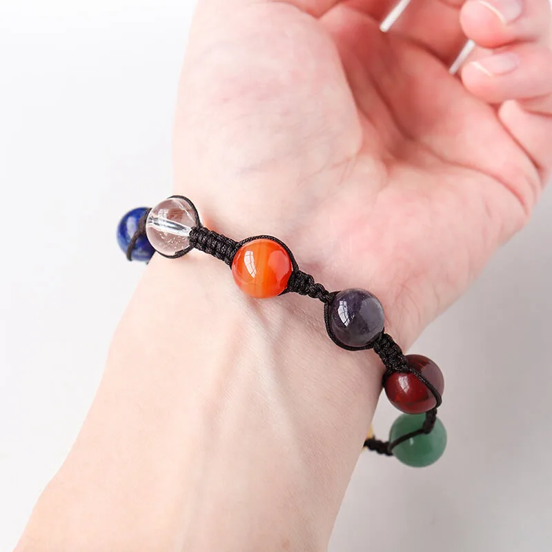 Wholesale 7 Chakras Bracelet Stone Bead Bracelet