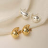 Personality Gold Water Drop Earring 2