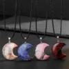 Moon Crystal Necklace Pendant