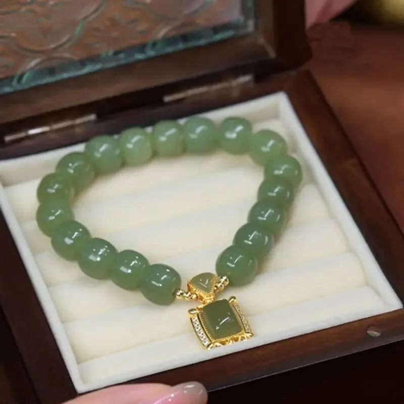 Natural Imitation Hetian Jade Bracelet Bulk Buy