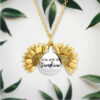 you are my sunshine sunflower necklace 2