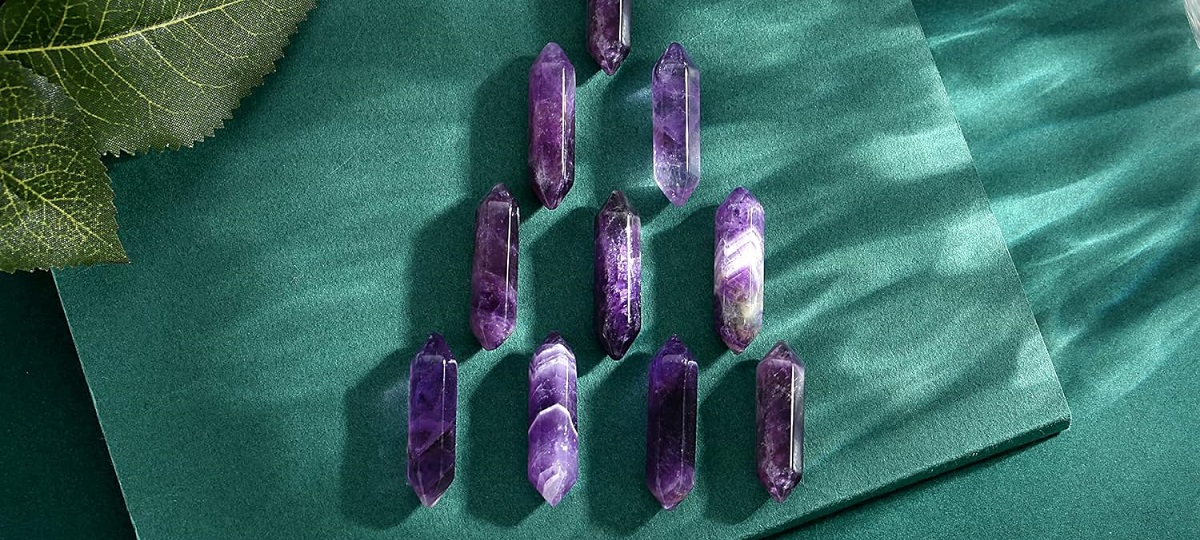 Hexagonal Pointed Amethyst Crystal Wholesale 2 1