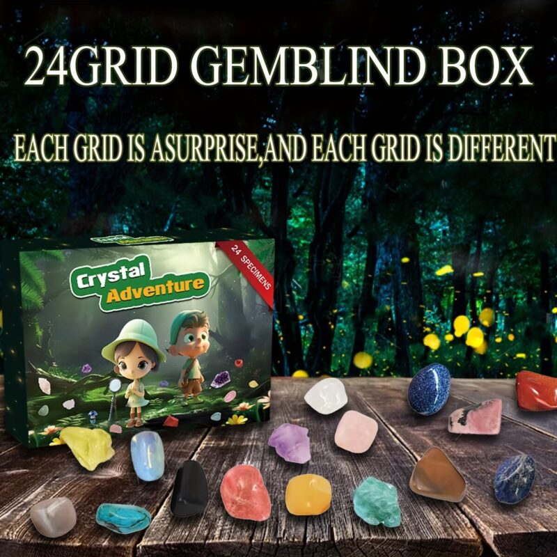 24 Grid Natural Crystal Box Gift 1