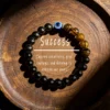 Handmade Bracelets Beaded Black Obsidian Jewelry