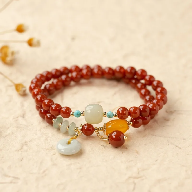 Agate And Carnelian Bracelets Carnelian Gemstoneの別ビュー