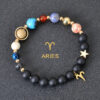 Constellation Healing Crystal Bracelet Zodiac Sign 15