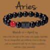 Tableau des variations pour Aries