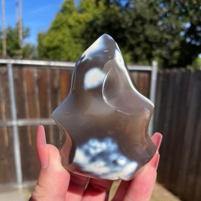 Orca Agate Freeform Stone Home Decor 1