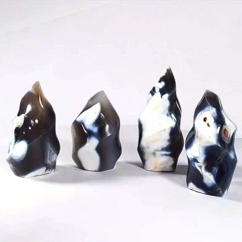 Orca Agate Freeform Stone Home Decor 2