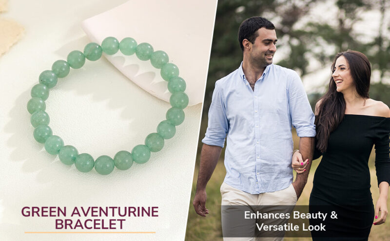 Natural Gemstone Green Aventurine Bracelet Bead Wholesale 8