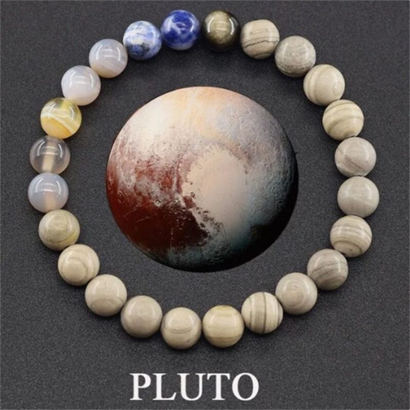 Planets Bead Bracelet Solar System Natural Crystal Stone 9