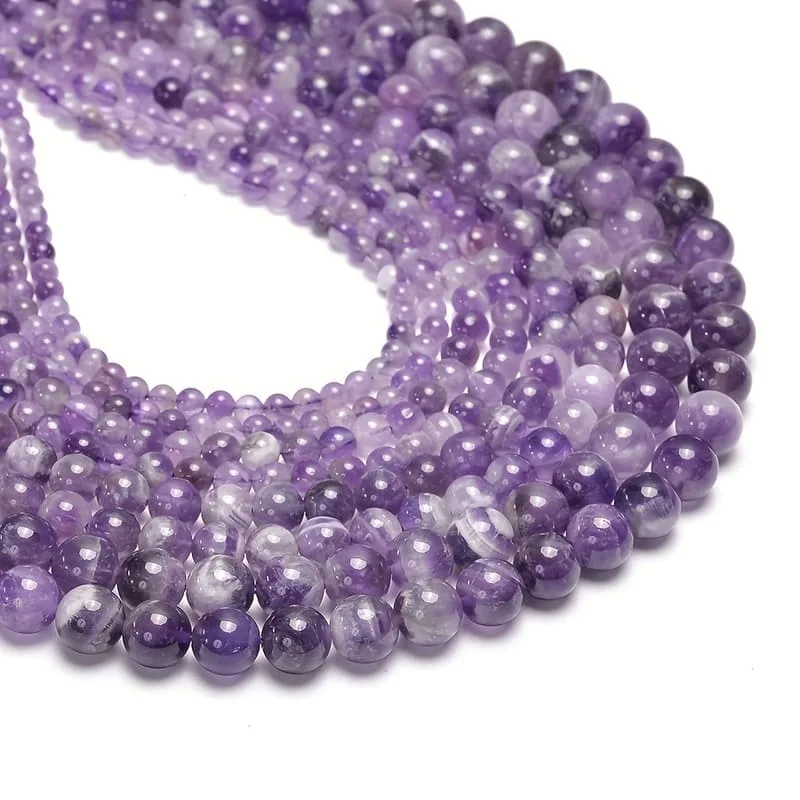 Vue alternative de Dream Amethyst Gemstone Beads Wholesale Loose Beads for Jewelry Making