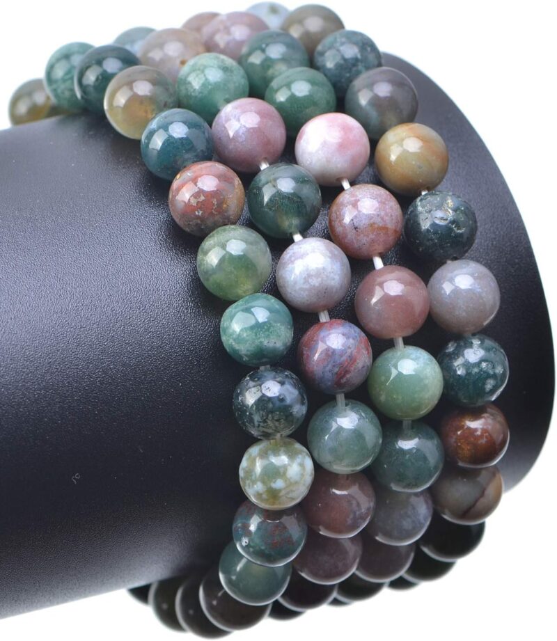 Natural Indian Agate Beads Bulk Semi Precious Beads Wholesale 5