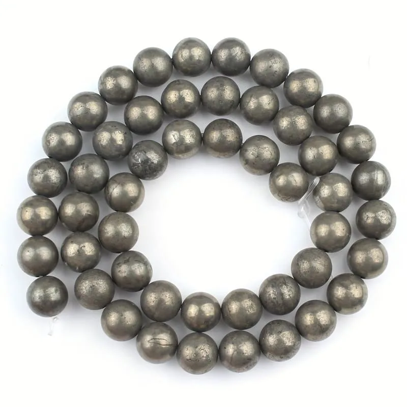 Vue alternative de Nature Pyrite Beads Wholesale Energy Stone Bulk