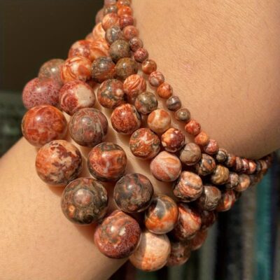 Unique Pattern Leopard Jasper Beads Wholesale for DIY 3