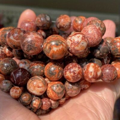 Unique Pattern Leopard Jasper Beads Wholesale for DIY 4