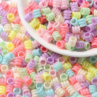 7mm Large Pony Beads Bulk Pastel Beads Wholesale 3