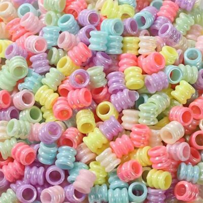 7mm Large Pony Beads Bulk Pastel Beads Wholesale 6