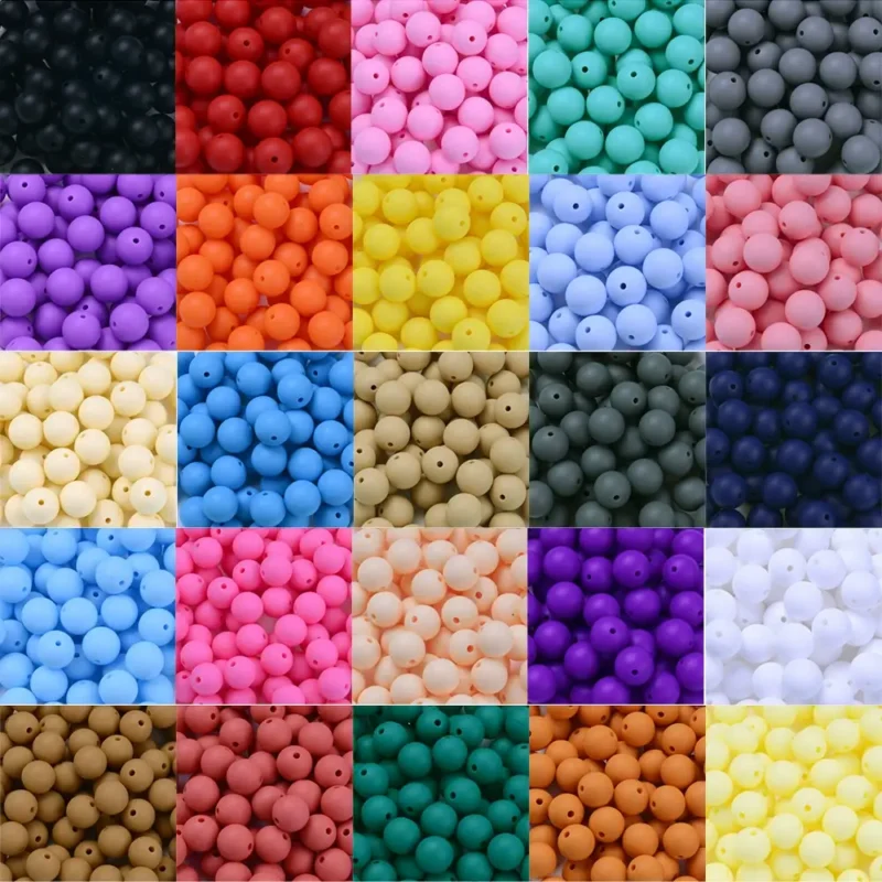 Round 1215mm Silicone Beads Wholesale 4