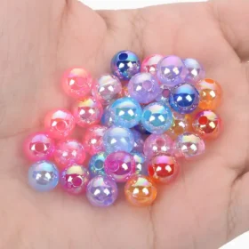 6810 mm Acrylic Beads Wholesale Round Shaped 8mm