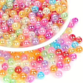 6810 mm Acrylic Beads Wholesale Round Shaped 7