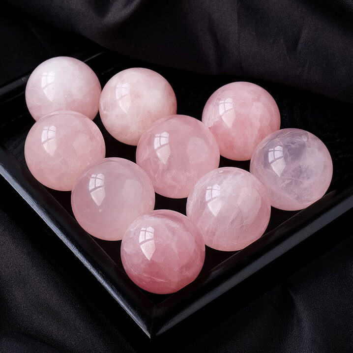 2-5cm Rose Quartz Sphere Wholesale